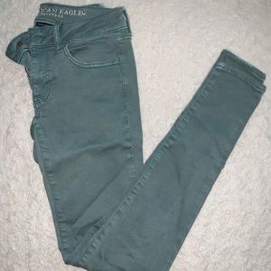 American Eagle Blue/Green Jeggings